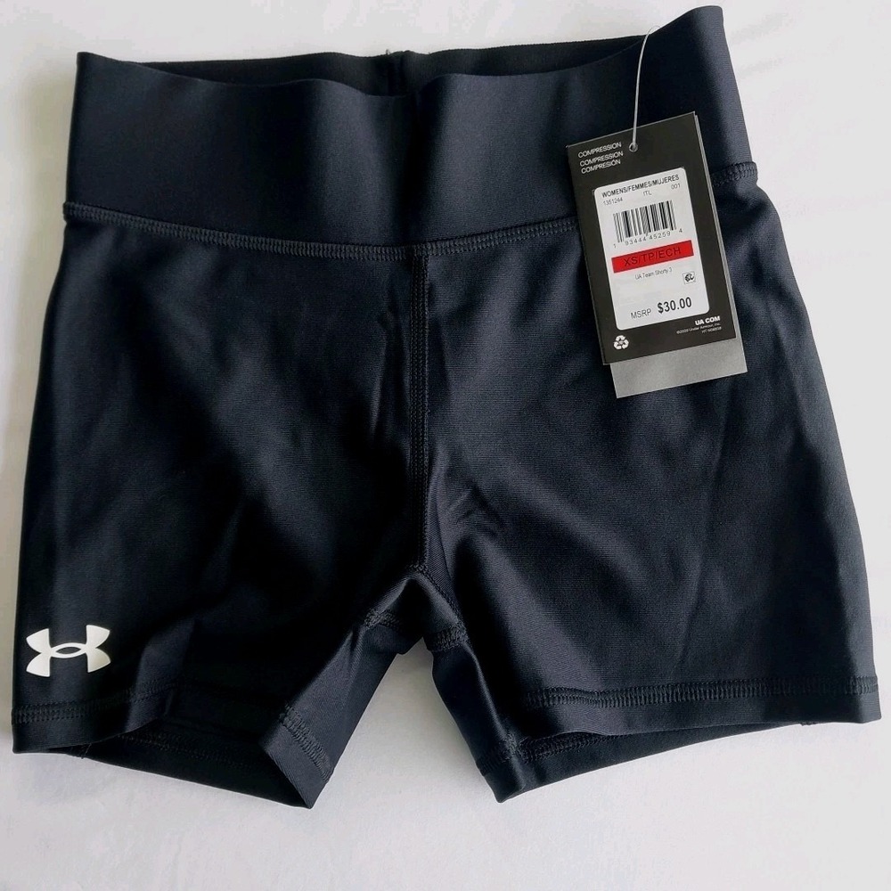 Under Armour Shorts Women's L Black 3" Team Shorty Compression Active size XS